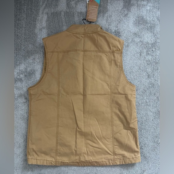 Prana Men’s Trembly Vest in Embark Brown Size Large Primaloft Stretch Canvas - Picture 7 of 8